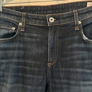 Rag & Bone Distressed Dark Wash Jeans - Only worn once!